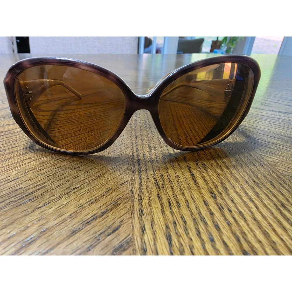 Chelsea Morgan Suns CMS 1009 YG Brown Tortoise Oversized Sunglasses